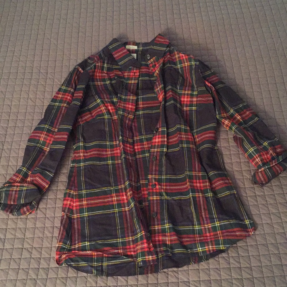 JCREW plaid shirt